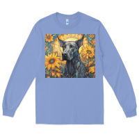 Colony Blue great dane Long Sleeve Tee - Unal Design