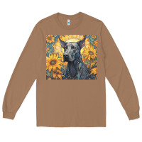 Toasted Coconut great dane Long Sleeve Tee - Unal Design