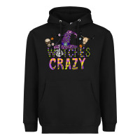 Black Witches Be Crazy Heavyweight Hoodie - CowhideDigitalArt
