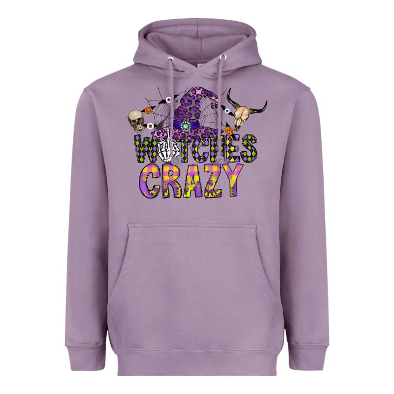 Witches Be Crazy Heavyweight Hoodie by CowhideDigitalArt | Teevron