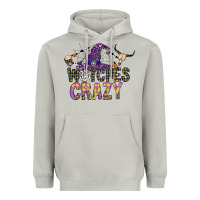 Moon Dust Witches Be Crazy Heavyweight Hoodie - CowhideDigitalArt
