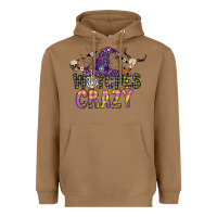 Toasted Coconut Witches Be Crazy Heavyweight Hoodie - CowhideDigitalArt