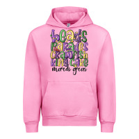 Fuchsia Pink beads parades crawfish king cake mardi gras Urban Hoodie - MaliasSmallBusiness