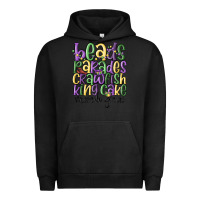 Pigment Black beads parades crawfish king cake mardi gras Urban Hoodie - MaliasSmallBusiness