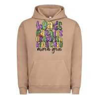 Pigment Burro beads parades crawfish king cake mardi gras Urban Hoodie - MaliasSmallBusiness