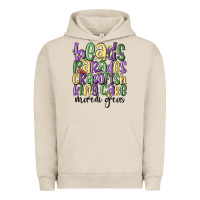 Pigment French Oak beads parades crawfish king cake mardi gras Urban Hoodie - MaliasSmallBusiness