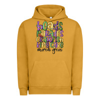 Pigment Peanut Butter beads parades crawfish king cake mardi gras Urban Hoodie - MaliasSmallBusiness