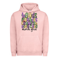 Pigment Salmon beads parades crawfish king cake mardi gras Urban Hoodie - MaliasSmallBusiness