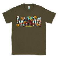 Army Green barn mom western mother s day Classic Tee - texasbilliewilder