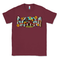 Burgundy barn mom western mother s day Classic Tee - texasbilliewilder