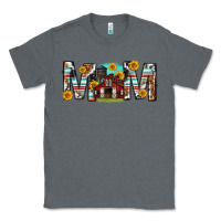 Charcoal Heather barn mom western mother s day Classic Tee - texasbilliewilder