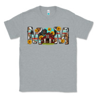 Heather Grey barn mom western mother s day Classic Tee - texasbilliewilder