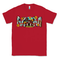 Red barn mom western mother s day Classic Tee - texasbilliewilder