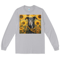 Moon Dust greyhound Long Sleeve Tee - Unal Design