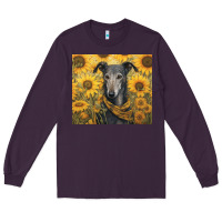 Plum greyhound Long Sleeve Tee - Unal Design