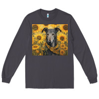 Smoke greyhound Long Sleeve Tee - Unal Design