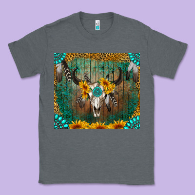 Boho Bullskull Classic Tee Designed By Ranaportraitstore