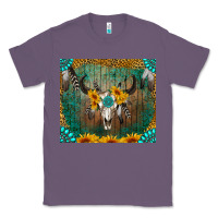 Lavender boho bullskull Classic Tee - RanaPortraitStore