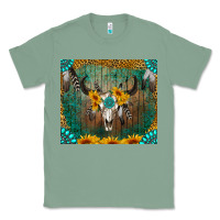 Sage boho bullskull Classic Tee - RanaPortraitStore