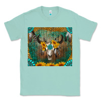 Seafoam boho bullskull Classic Tee - RanaPortraitStore