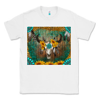 White boho bullskull Classic Tee - RanaPortraitStore