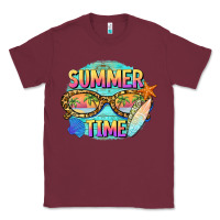 Burgundy summer time sunset glasses Classic Tee - BarkalooDesign