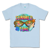 Dusty Blue summer time sunset glasses Classic Tee - BarkalooDesign