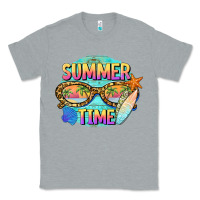 Heather Grey summer time sunset glasses Classic Tee - BarkalooDesign