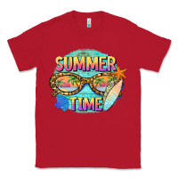 Red summer time sunset glasses Classic Tee - BarkalooDesign