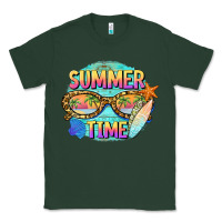 Sports Green summer time sunset glasses Classic Tee - BarkalooDesign