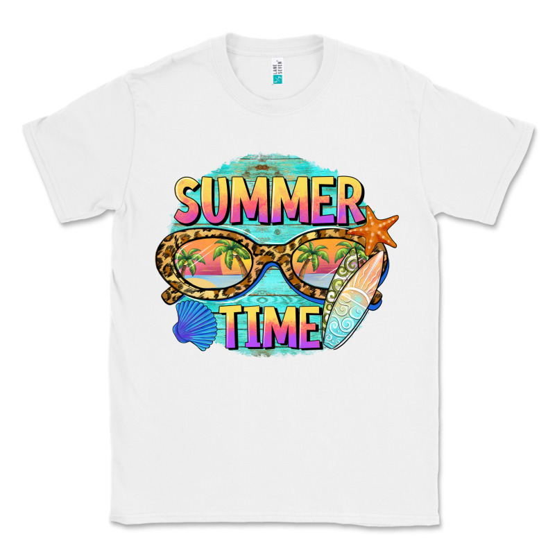 Summer Time Sunset Glasses Classic Tee by BarkalooDesign | Teevron