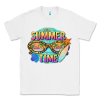 White summer time sunset glasses Classic Tee - BarkalooDesign