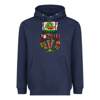 Navy im the lazy elf Heavyweight Hoodie - FaDigitalArtStudio