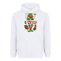 White im the lazy elf Heavyweight Hoodie - FaDigitalArtStudio