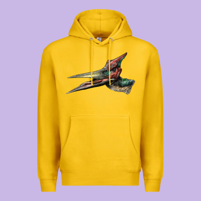 Pteranodon Face Premium Hoodie Designed By Lillyallendesigns