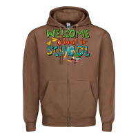 Chestnut welcome back to school Zipper Hoodie - texasbilliewilder