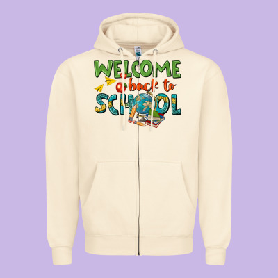 Zipper Hoodie welcome back to school
