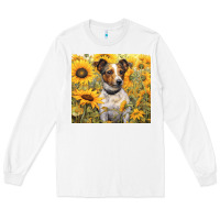 White jack russel terrier Long Sleeve Tee - Unal Design