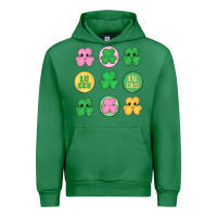 Emerald st.patrick's day clovers Urban Hoodie - MaliasSmallBusiness