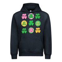 Navy st.patrick's day clovers Urban Hoodie - MaliasSmallBusiness