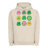 Pigment French Oak st.patrick's day clovers Urban Hoodie - MaliasSmallBusiness