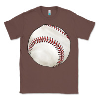 Chestnut baseball Classic Tee - texasbilliewilder
