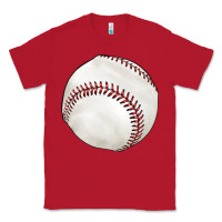 Red baseball Classic Tee - texasbilliewilder
