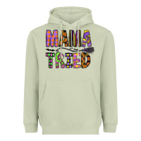 Matcha Mama Tried Heavyweight Hoodie - CowhideDigitalArt