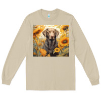 Mushroom labrador retriever Long Sleeve Tee - Unal Design
