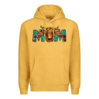 Mustard highland cow mom Premium Hoodie - Jasminsmagicworld