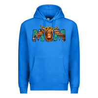 True Royal highland cow mom Premium Hoodie - Jasminsmagicworld