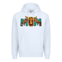 White highland cow mom Premium Hoodie - Jasminsmagicworld