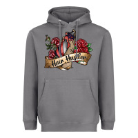 Hair Hustler Spray Heavyweight Hoodie | Teevron