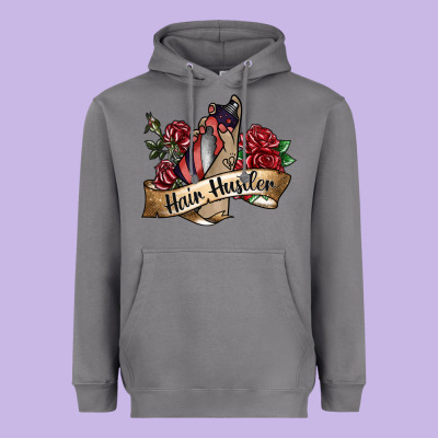 Hair Hustler Spray Heavyweight Hoodie Designed By Sublimationcraftshop